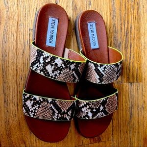 Steve Madden Snakeskin Sandals